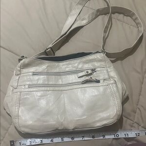 Stylish Cream Crossbody Bag